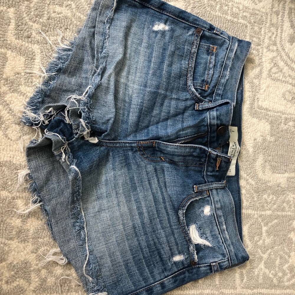Distressed Abercrombie and Fitch shorts